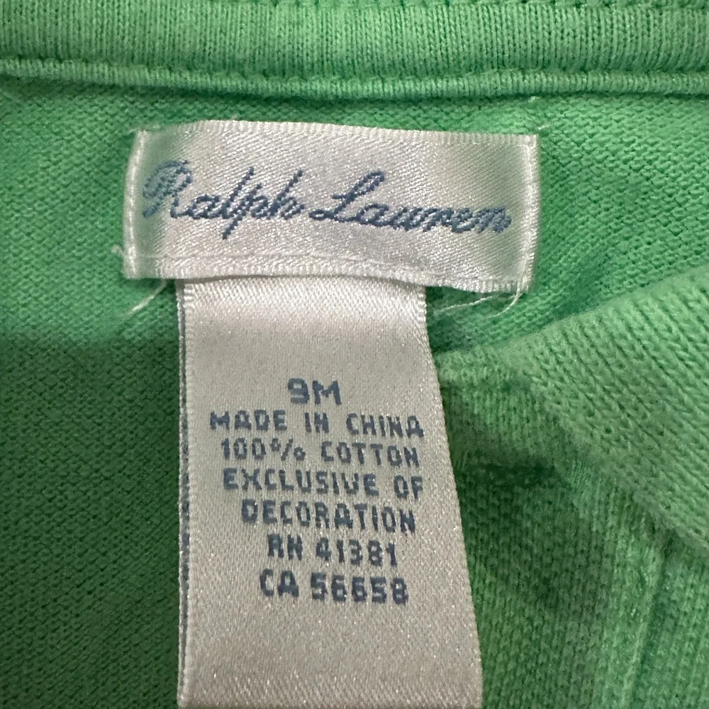 Ralph‎ Lauren Orange Baby Bodysuit